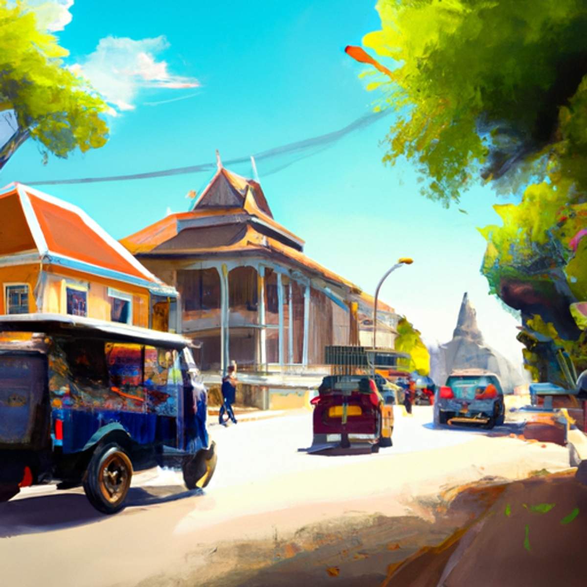 Taxi fare in Cambodia