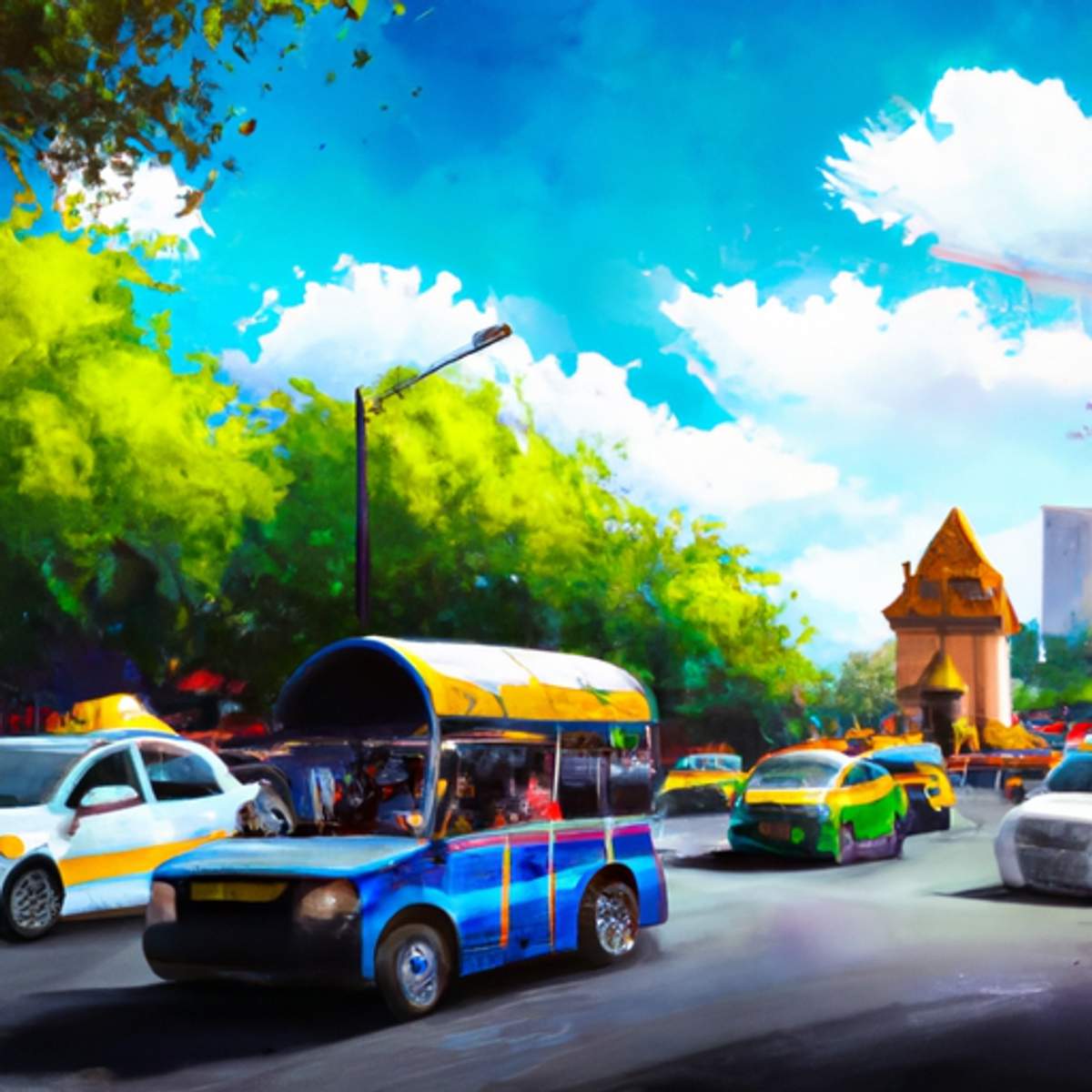 Taxi fare in Cambodia